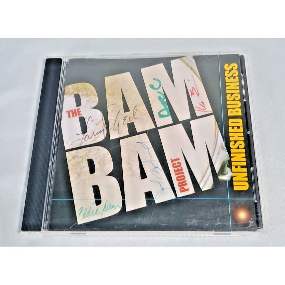 The Bam Bam Project Unfinished Business CD Signed Four Signatures